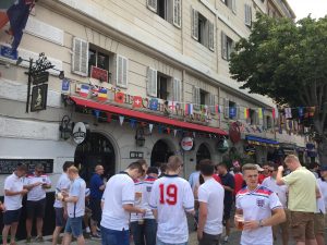 England fans in Marseilles